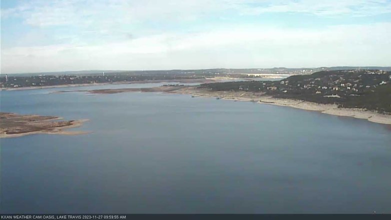 Lake Travis webcam, November 27, 2023 10:00 AM CT