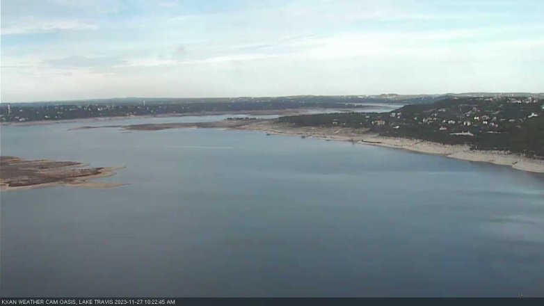 Lake Travis webcam, November 27, 2023 10:25 AM CT