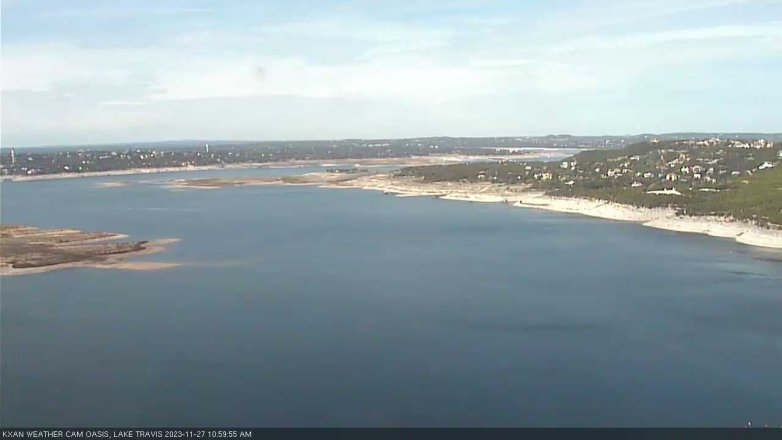 Lake Travis webcam, November 27, 2023 11:00 AM CT