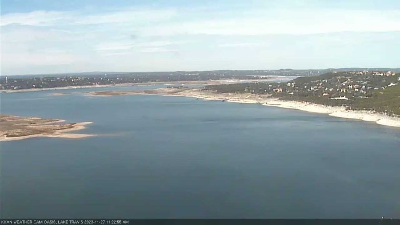 Lake Travis webcam, November 27, 2023 11:25 AM CT