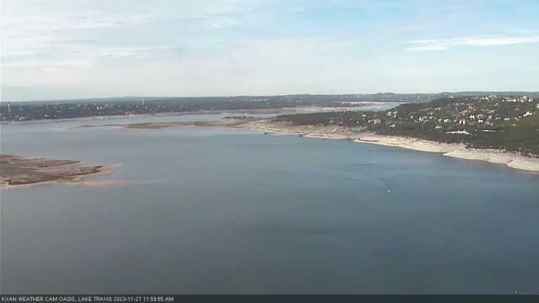 Lake Travis webcam, November 27, 2023 12:00 PM CT