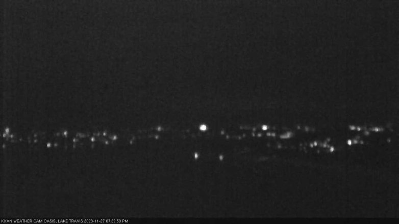 Lake Travis webcam, November 27, 2023 7:25 PM CT