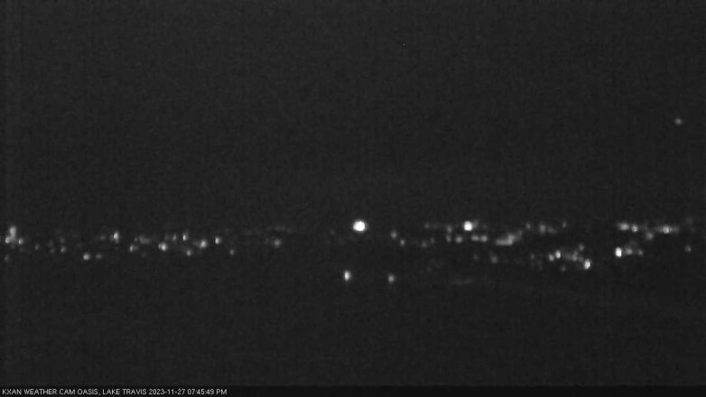Lake Travis webcam, November 27, 2023 7:45 PM CT