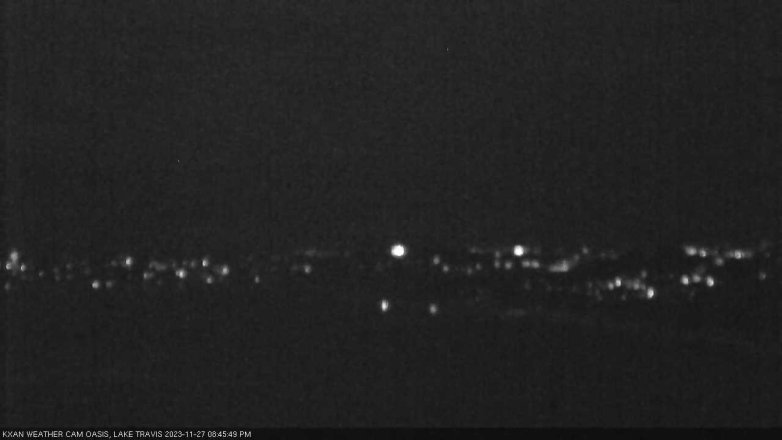 Lake Travis webcam, November 27, 2023 8:45 PM CT
