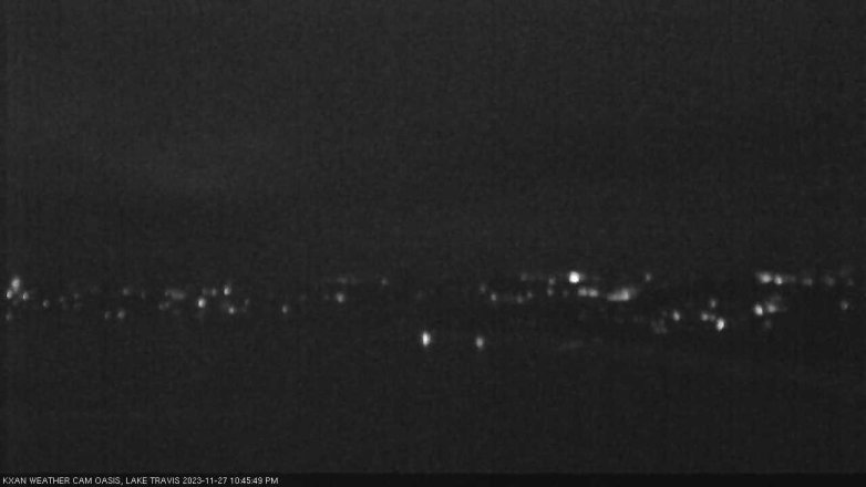 Lake Travis webcam, November 27, 2023 10:45 PM CT