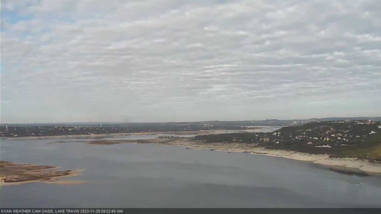 Lake Travis webcam, November 28, 2023 9:25 AM CT