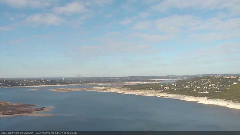 Lake Travis webcam, November 28, 2023 10:25 AM CT