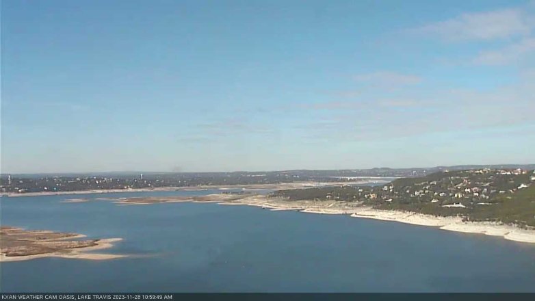 Lake Travis webcam, November 28, 2023 11:00 AM CT