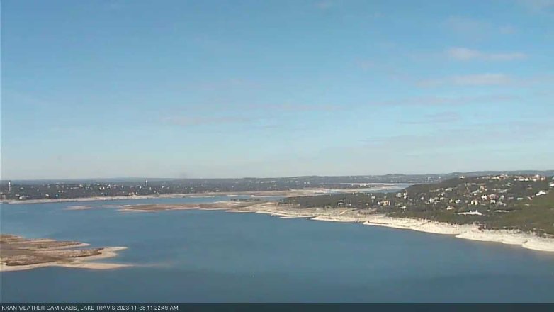 Lake Travis webcam, November 28, 2023 11:25 AM CT