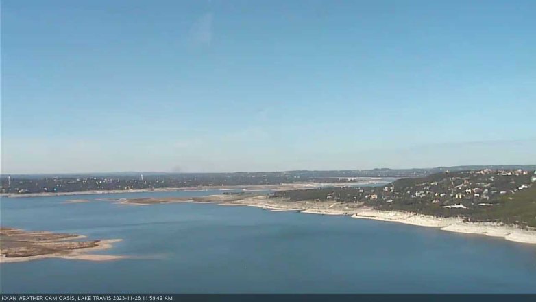 Lake Travis webcam, November 28, 2023 12:00 PM CT