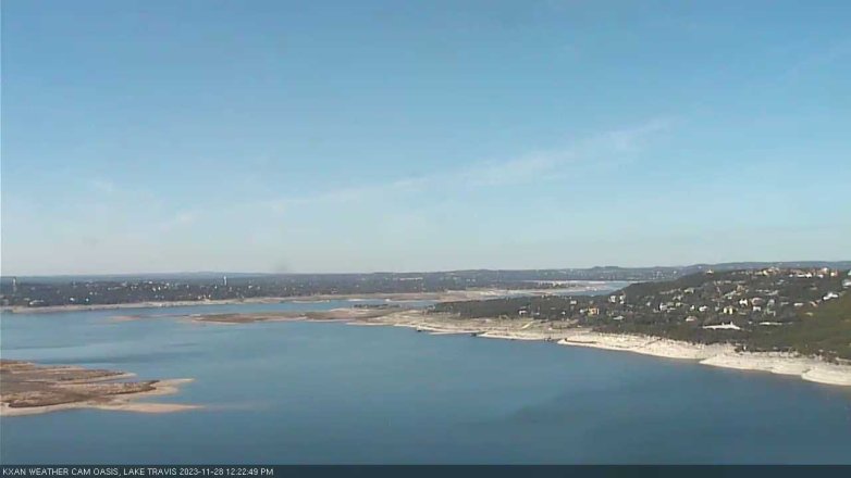 Lake Travis webcam, November 28, 2023 12:25 PM CT