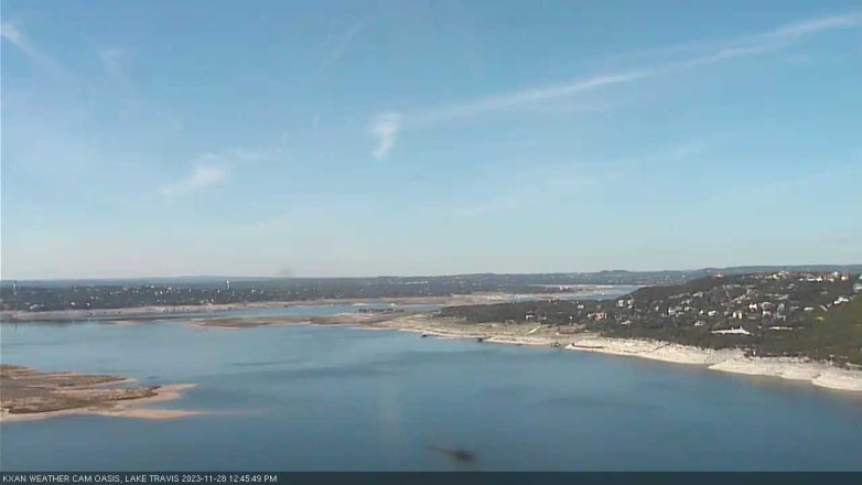 Lake Travis webcam, November 28, 2023 12:45 PM CT