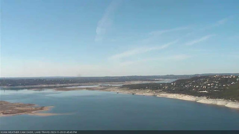 Lake Travis webcam, November 28, 2023 1:45 PM CT