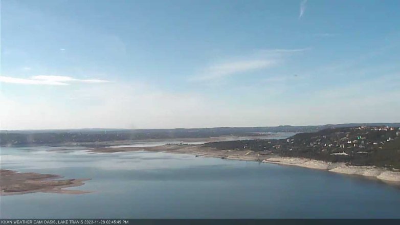 Lake Travis webcam, November 28, 2023 2:45 PM CT