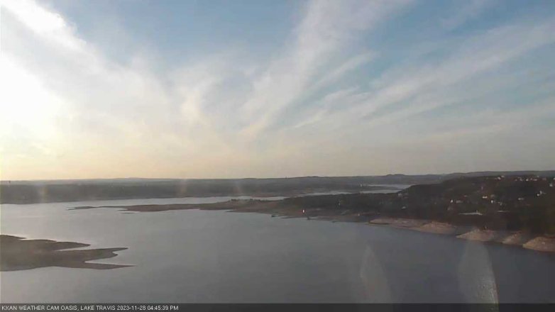 Lake Travis webcam, November 28, 2023 4:45 PM CT