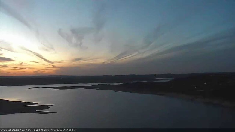 Lake Travis webcam, November 28, 2023 5:45 PM CT
