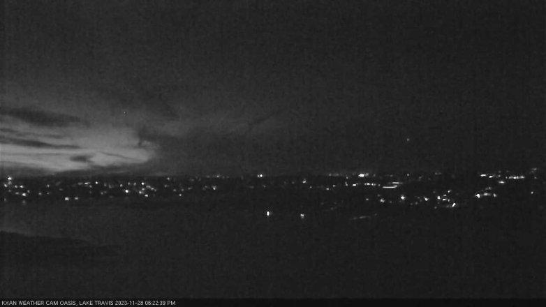 Lake Travis webcam, November 28, 2023 6:25 PM CT