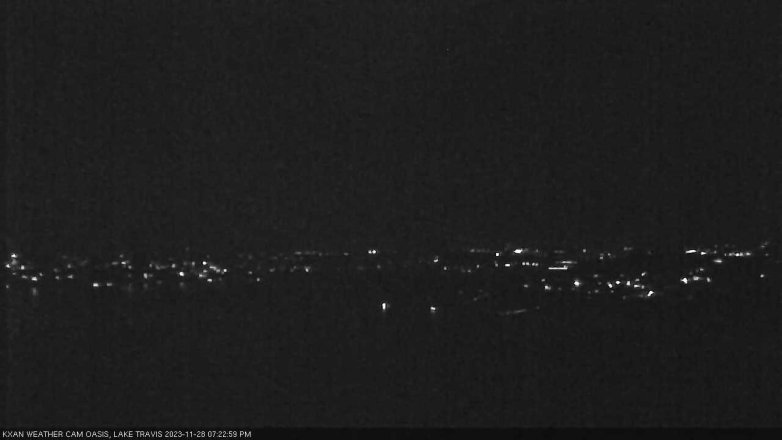 Lake Travis webcam, November 28, 2023 7:25 PM CT