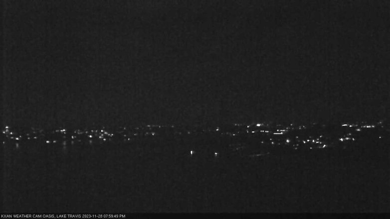 Lake Travis webcam, November 28, 2023 8:00 PM CT