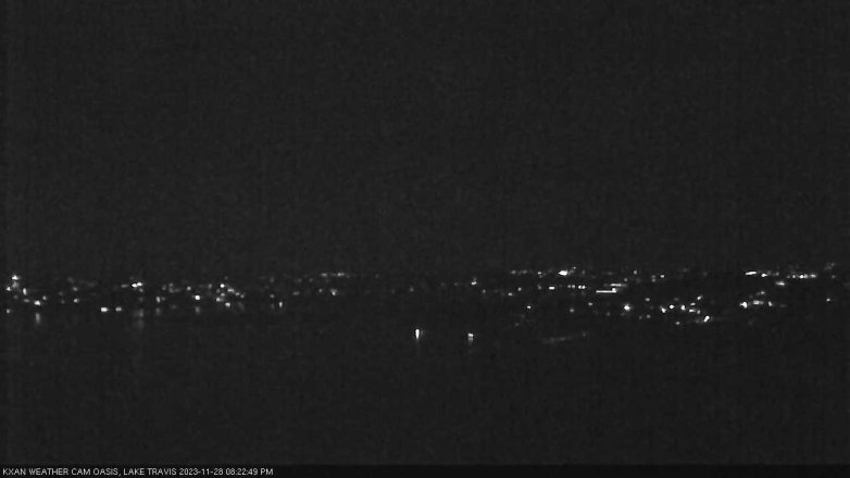 Lake Travis webcam, November 28, 2023 8:25 PM CT