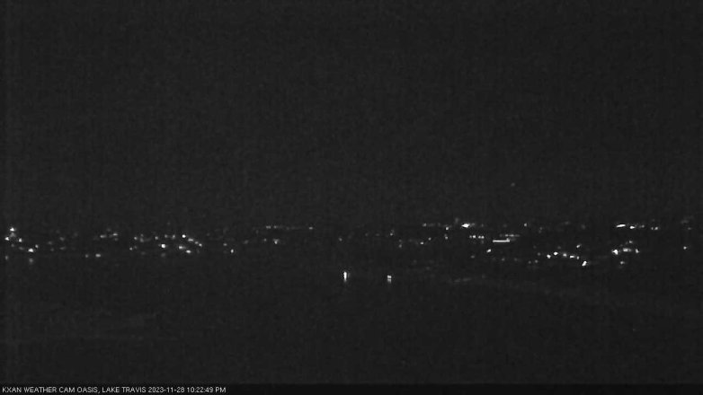 Lake Travis webcam, November 28, 2023 10:25 PM CT