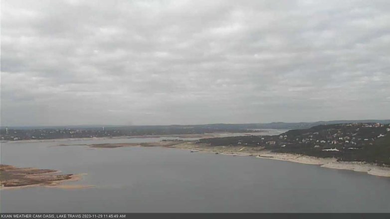 Lake Travis webcam, November 29, 2023 11:45 AM CT