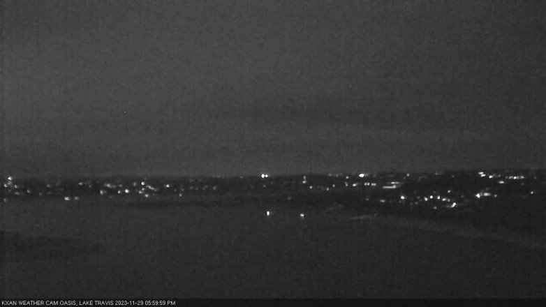 Lake Travis webcam, November 29, 2023 6:00 PM CT