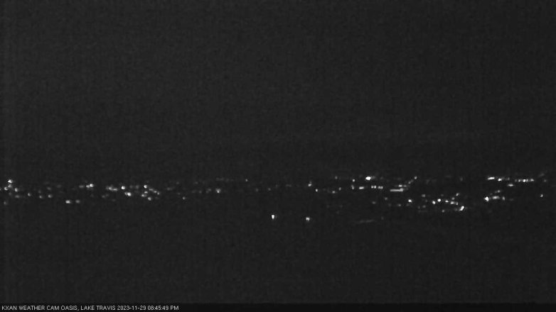 Lake Travis webcam, November 29, 2023 8:45 PM CT