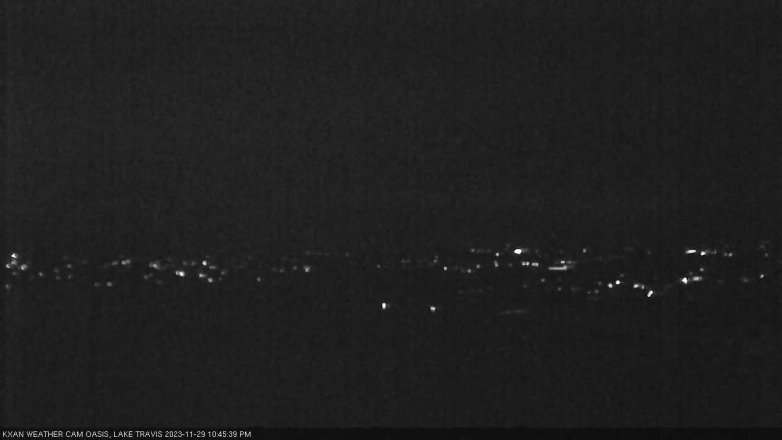 Lake Travis webcam, November 29, 2023 10:45 PM CT