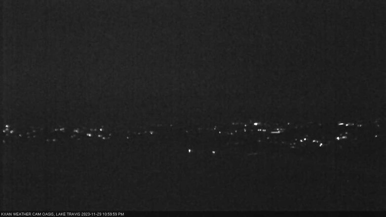 Lake Travis webcam, November 29, 2023 11:00 PM CT