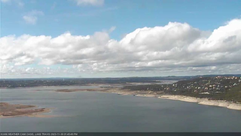Lake Travis webcam, November 30, 2023 1:45 PM CT