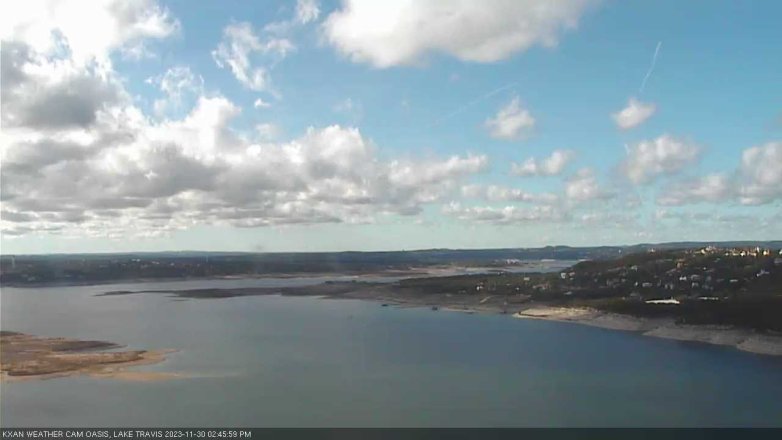 Lake Travis webcam, November 30, 2023 2:45 PM CT