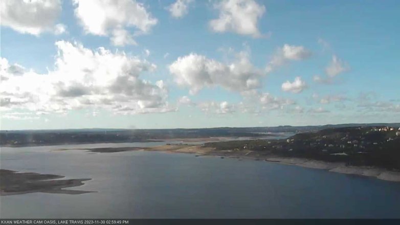 Lake Travis webcam, November 30, 2023 3:00 PM CT