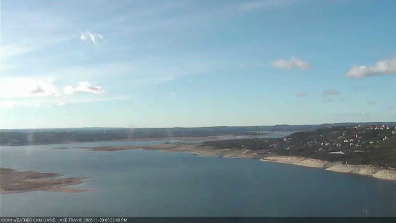 Lake Travis webcam, November 30, 2023 3:25 PM CT