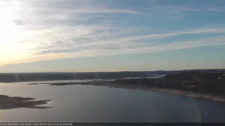 Lake Travis webcam, November 30, 2023 4:45 PM CT