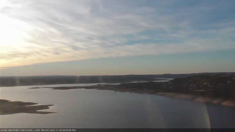 Lake Travis webcam, November 30, 2023 5:00 PM CT