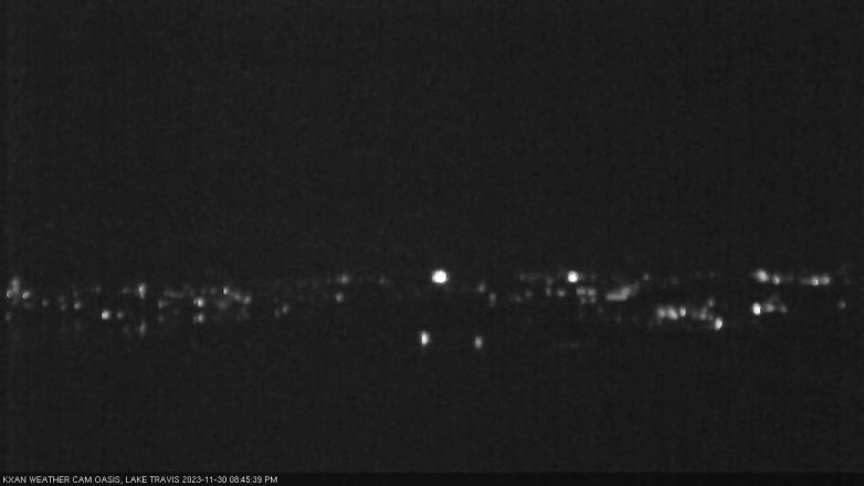 Lake Travis webcam, November 30, 2023 8:45 PM CT