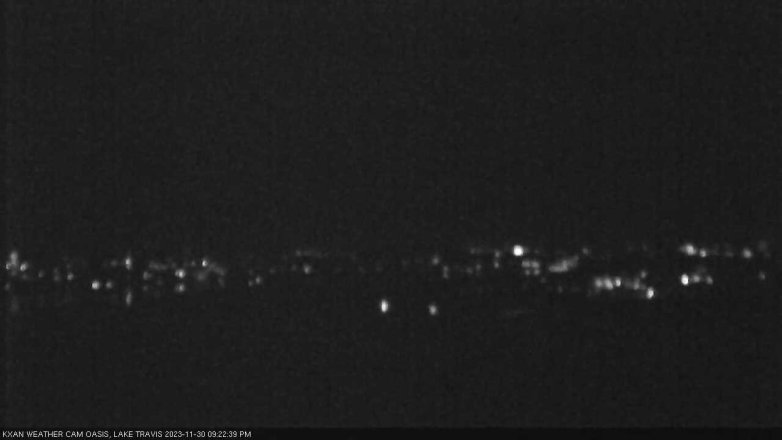 Lake Travis webcam, November 30, 2023 9:25 PM CT