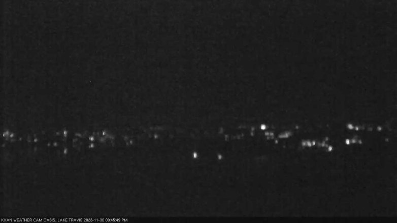 Lake Travis webcam, November 30, 2023 9:45 PM CT