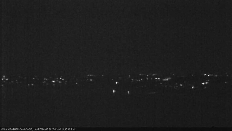 Lake Travis webcam, November 30, 2023 11:45 PM CT