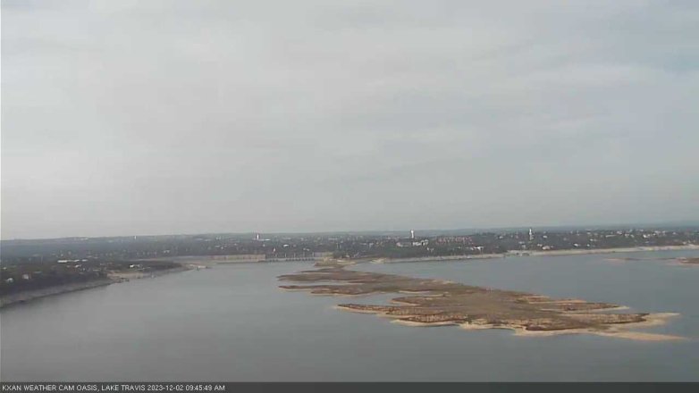 Lake Travis webcam, December 2, 2023 9:45 AM CT