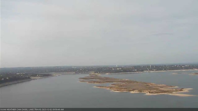 Lake Travis webcam, December 2, 2023 10:00 AM CT