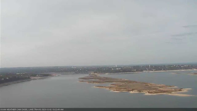 Lake Travis webcam, December 2, 2023 10:25 AM CT