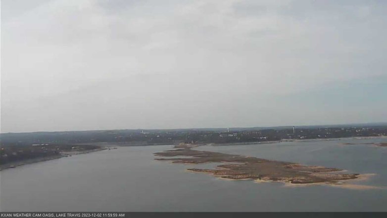 Lake Travis webcam, December 2, 2023 12:00 PM CT
