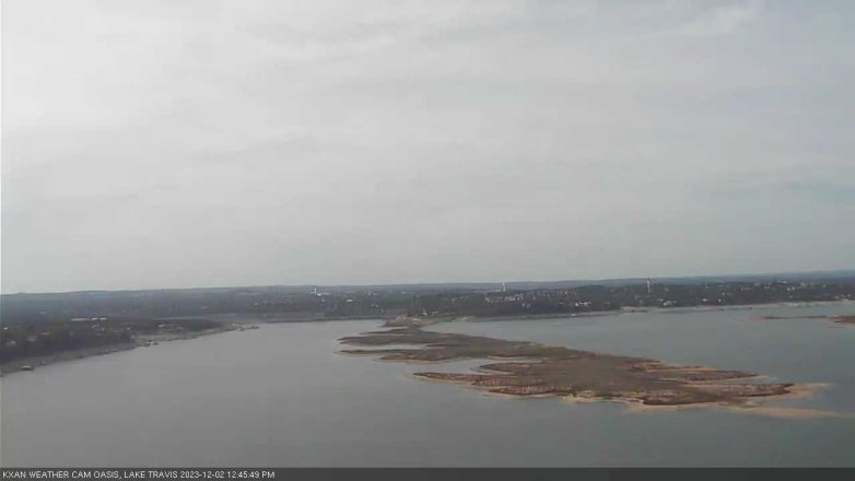 Lake Travis webcam, December 2, 2023 12:45 PM CT
