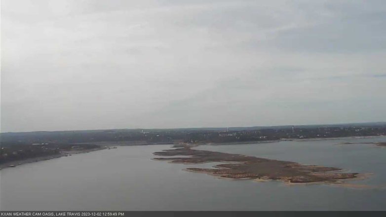 Lake Travis webcam, December 2, 2023 1:00 PM CT