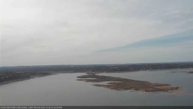 Lake Travis webcam, December 2, 2023 1:25 PM CT