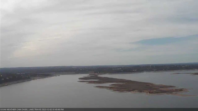 Lake Travis webcam, December 2, 2023 1:45 PM CT