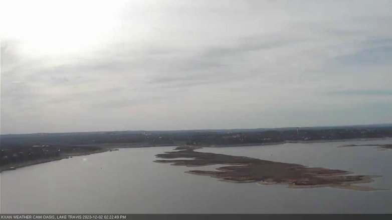 Lake Travis webcam, December 2, 2023 2:25 PM CT