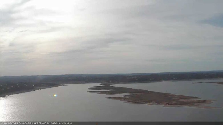 Lake Travis webcam, December 2, 2023 2:45 PM CT